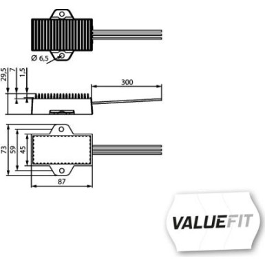 Hella Steuergerät, Beleuchtung HELLA ValueFit 5DS 357 030-001