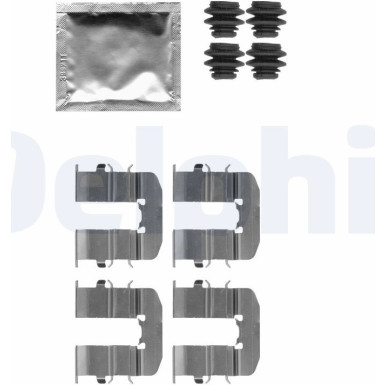 Delphi Zubehörsatz, Scheibenbremsbelag LX0512