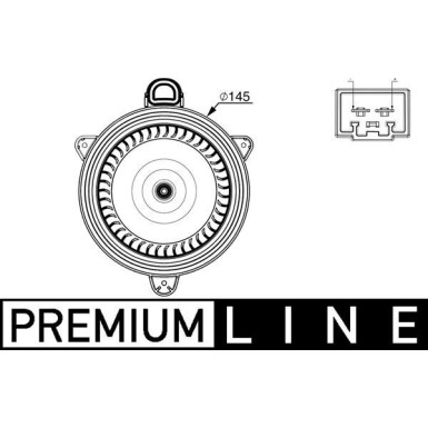 Mahle Innenraumgebläse BEHR Premium Line AB 267 000P