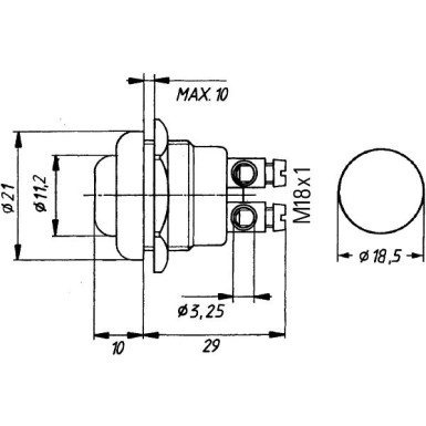 Hella Zünd-/Startschalter 6JF 001 571-181 Hella Zünd-/Startschalter 6JF 001 571-181