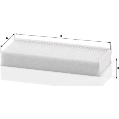Filter, Innenraumluft CU 16 003-2 Filter, Innenraumluft CU 16 003-2