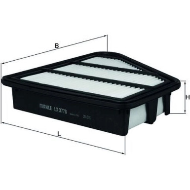 Luftfilter LX 3778 Luftfilter LX 3778