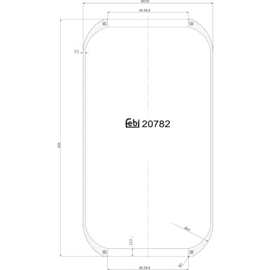 FEBI BILSTEIN 20782 Federbalg, Luftfederung