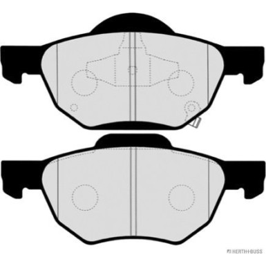 Herth+Buss Jakoparts Bremsbelagsatz, Scheibenbremse J3604064