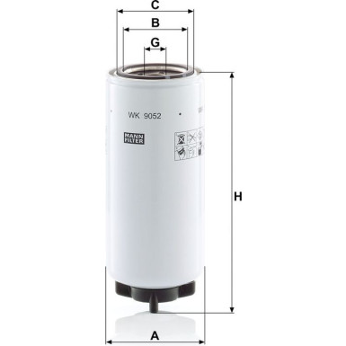 Kraftstofffilter WK 9052 X