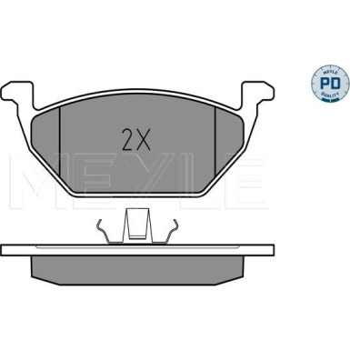 Meyle Bremsbelagsatz, Scheibenbremse MEYLE-PD: Advanced performance and design 025 231 3119/PD