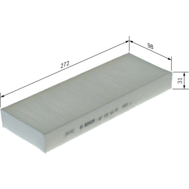 Filter, Innenraumluft 1 987 435 164 Filter, Innenraumluft 1 987 435 164