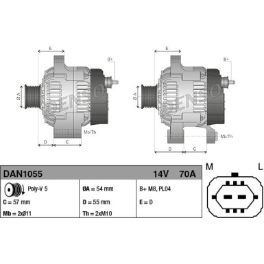 Generator DAN1055
