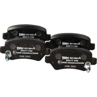 Valeo Bremsbelagsatz, Scheibenbremse EXPERT 301584A Valeo Bremsbelagsatz, Scheibenbremse EXPERT 301584A