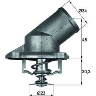 Mahle Thermostat, Kühlmittel BEHR TI 224 92 Mahle Thermostat, Kühlmittel BEHR TI 224 92
