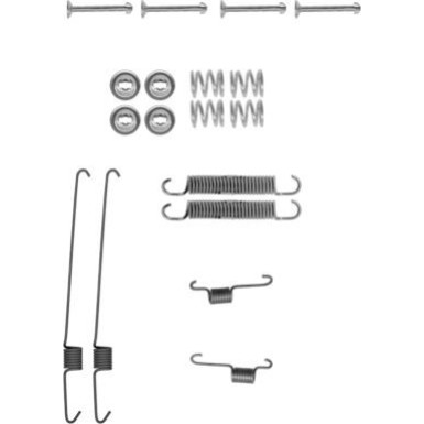 Zubehörsatz, Bremsbacken 8DZ 355 200-001 Zubehörsatz, Bremsbacken 8DZ 355 200-001