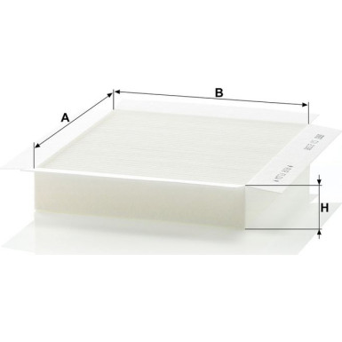 MANN-FILTER CU 2338 Innenraumfilter, Partikelfilter MANN-FILTER CU 2338 Innenraumfilter, Partikelfilter