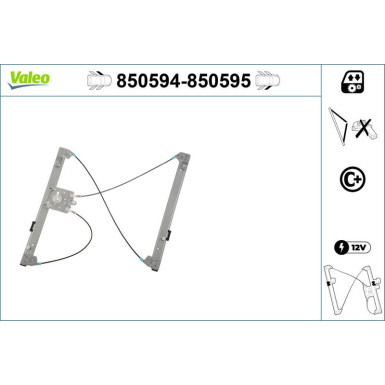 Valeo Fensterheber 850594