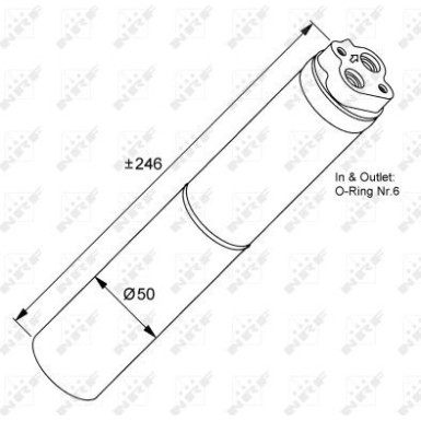 NRF Trockner, Klimaanlage ohne Expansionsventil EASY FIT 33133