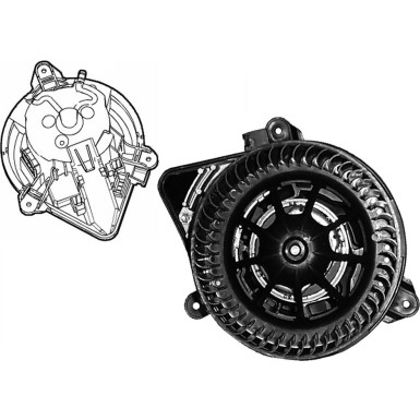 Valeo Innenraumgebläse 698045