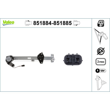 Valeo Fensterheber 851885