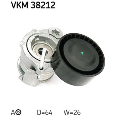 SKF Spannrolle, Keilrippenriemen VKM 38212