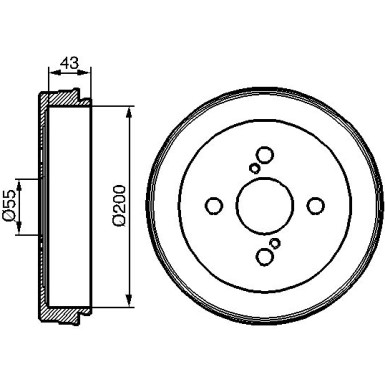 Bremstrommel 0 986 477 138 Bremstrommel 0 986 477 138