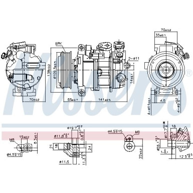Kompressor, Klimaanlage 890595 Kompressor, Klimaanlage 890595