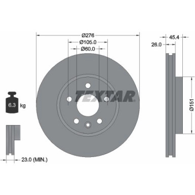 Bremsscheibe 92277103
