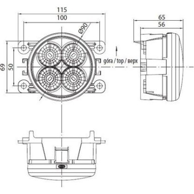 Magneti Marelli Tagfahrleuchtensatz 713120117010