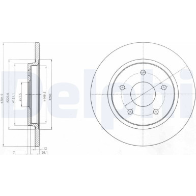 Bremsscheibe BG4247 Bremsscheibe BG4247