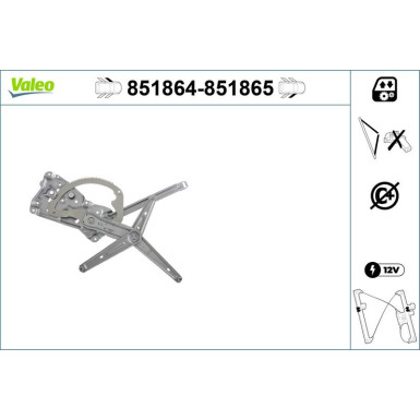 Valeo Fensterheber 851865