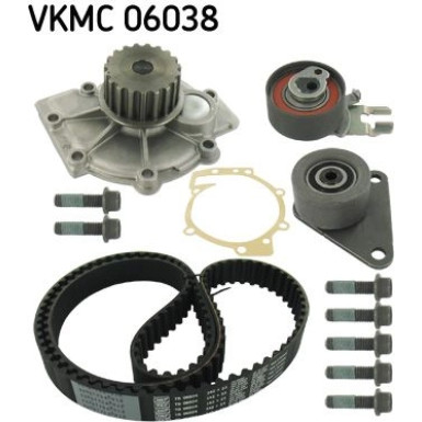 SKF Wasserpumpe + Zahnriemensatz VKMC 06038