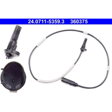 Sensor, Raddrehzahl 24.0711-5359.3