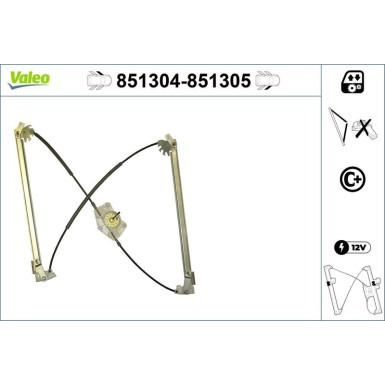 Valeo Fensterheber 851304