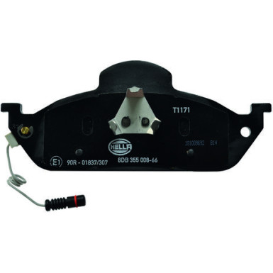 Hella Bremsbelagsatz, Scheibenbremse 8DB 355 008-661 Hella Bremsbelagsatz, Scheibenbremse 8DB 355 008-661