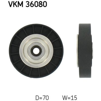 SKF Umlenk-/Führungsrolle, Keilrippenriemen VKM 36080