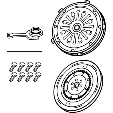Valeo Kupplungssatz DDC FULLPACK DMF 855302