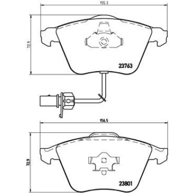 Brembo Bremsbelagsatz, Scheibenbremse PRIME LINE P 85 084 Brembo Bremsbelagsatz, Scheibenbremse PRIME LINE P 85 084