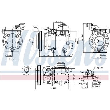 Kompressor, Klimaanlage 89085 Kompressor, Klimaanlage 89085