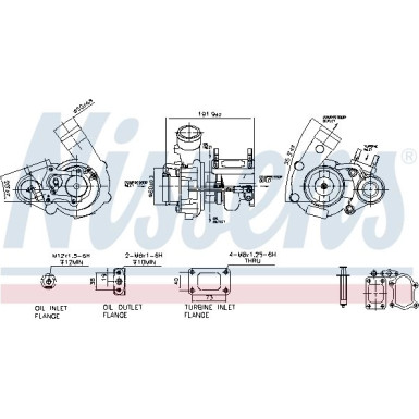 Nissens Turbolader 93252