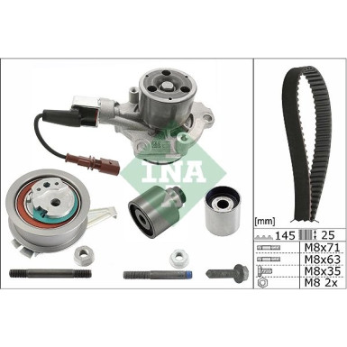 INA 530 0650 30 schaltbare Wasserpumpe + Zahnriemensatz