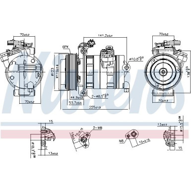 Kompressor, Klimaanlage 890662 Kompressor, Klimaanlage 890662