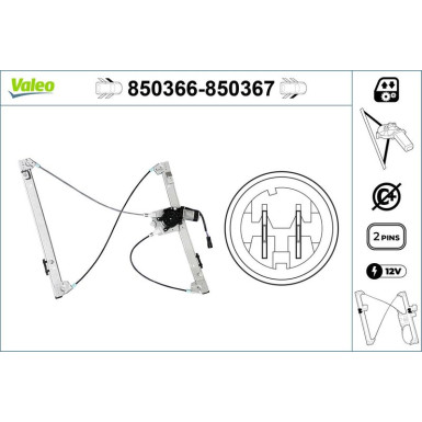 Valeo Fensterheber 850366