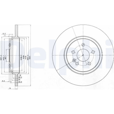 Bremsscheibe BG3728 Bremsscheibe BG3728