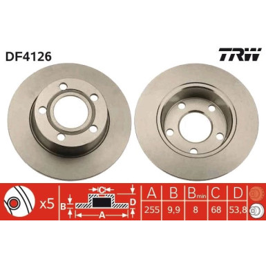 Bremsscheibe DF4126
