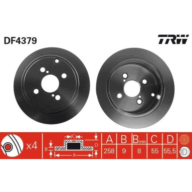 Bremsscheibe DF4379
