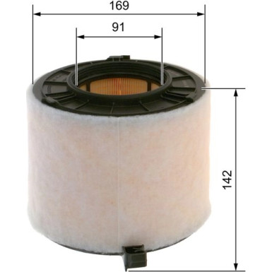 Luftfilter F 026 400 677 Luftfilter F 026 400 677