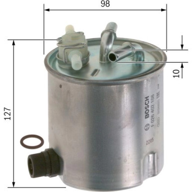 BOSCH Kraftstofffilter F 026 402 108