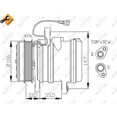 Kompressor, Klimaanlage 32436 Kompressor, Klimaanlage 32436