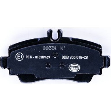 Hella Pagid Bremsbelagsatz, Scheibenbremse 8DB 355 018-281 Hella Pagid Bremsbelagsatz, Scheibenbremse 8DB 355 018-281