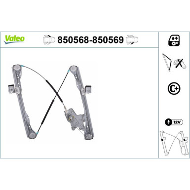 Valeo Fensterheber 850568