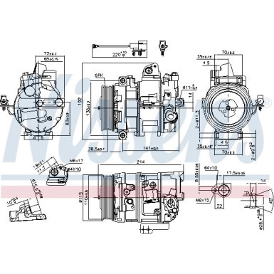Kompressor, Klimaanlage 890117 Kompressor, Klimaanlage 890117