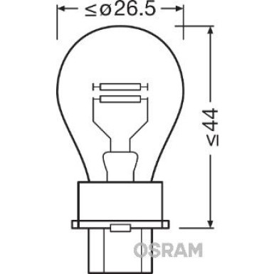 Osram Glühlampe, Blinkleuchte ORIGINAL 3157