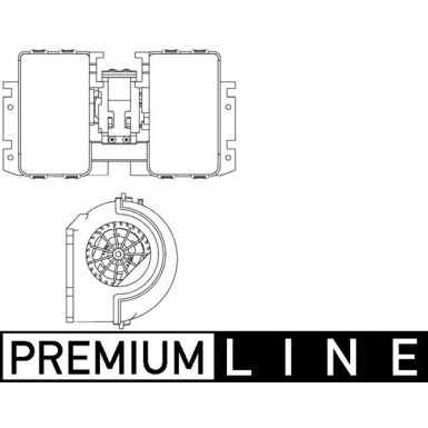 Mahle Innenraumgebläse BEHR Premium Line AB 180 000P